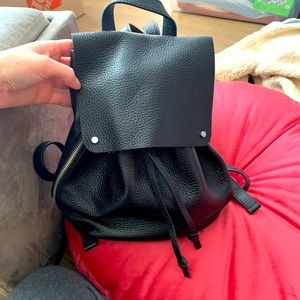 Treasure and Bond Black Backpack Purse